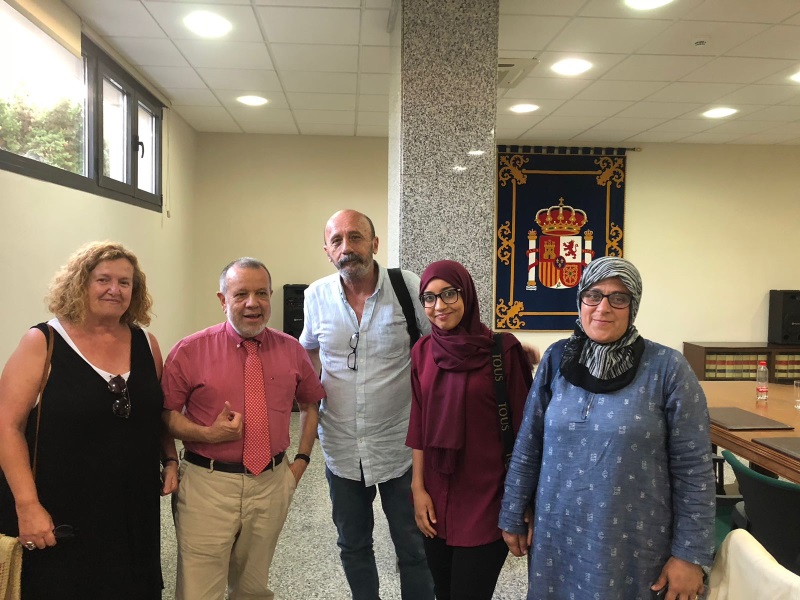 Reunión del Defensor del Pueblo (e.f.), Francisco Fernández Marugán, con Prodein Melilla