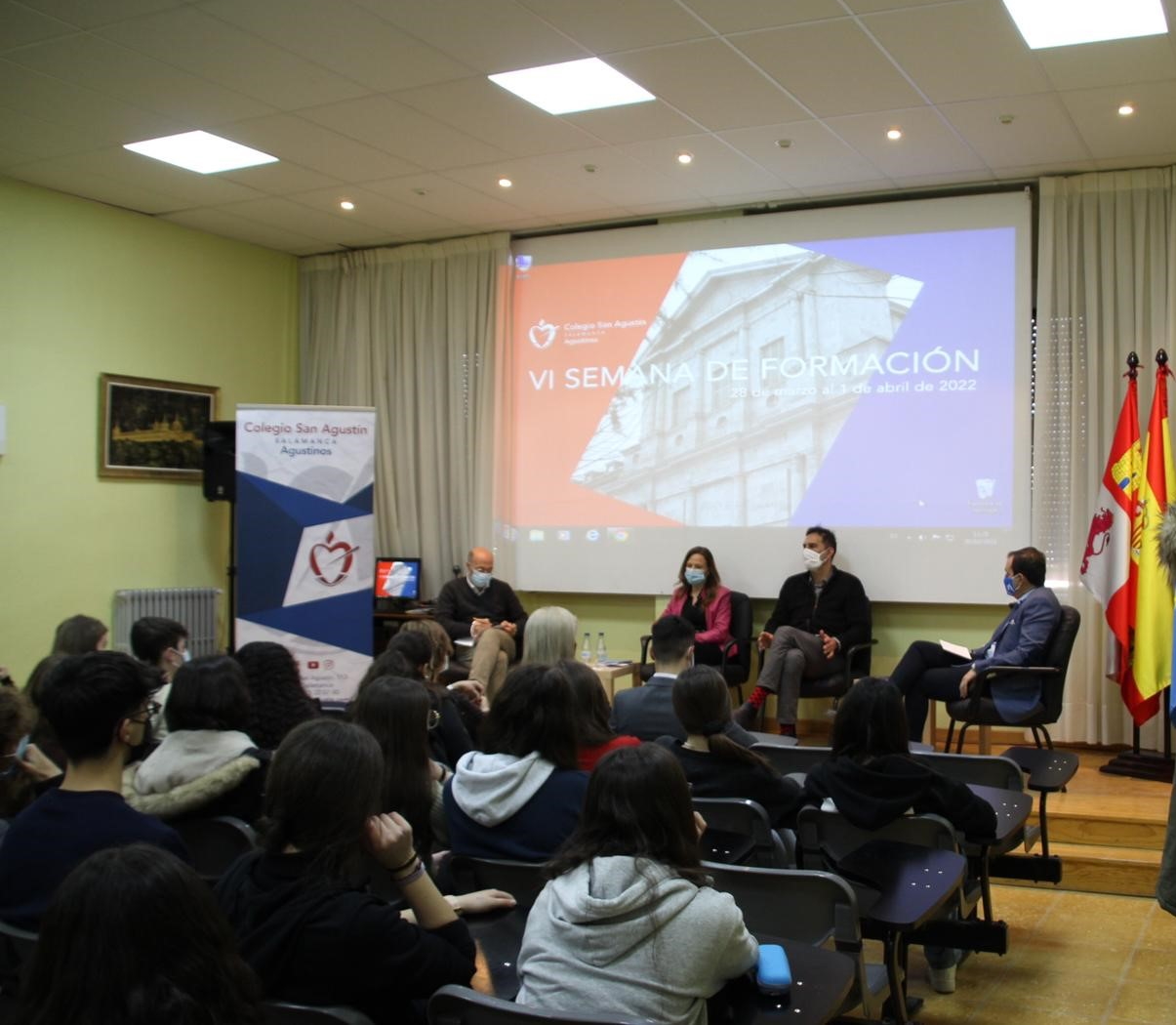 Intervención de la adjunta primera en el coloquio sobre terrorismo y memoria del Colegio San Agustín de Salamanca