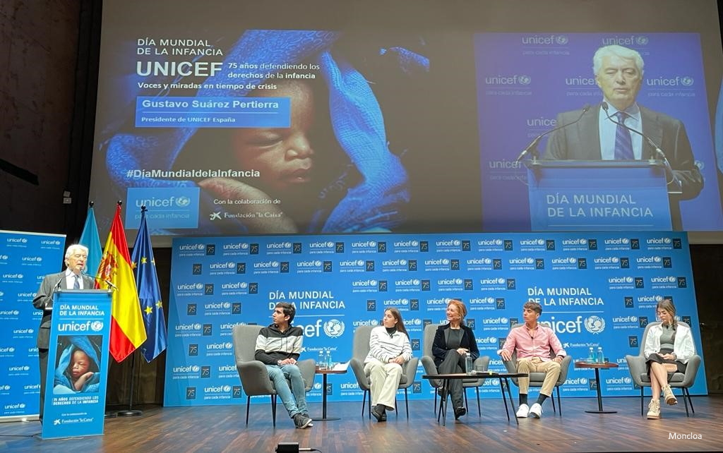 Ángel Gabilondo asiste a la presentación del libro UNICEF: 75 años defendiendo los derechos de la infancia