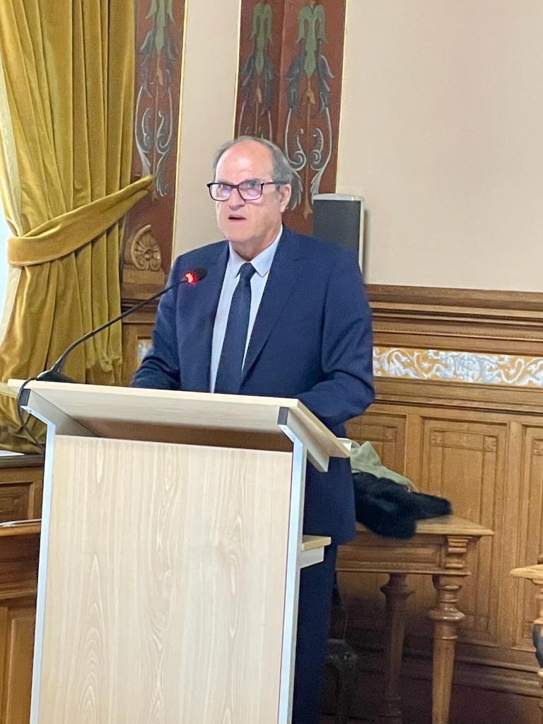 El Defensor del Pueblo, Ángel Gabilondo, en una jornada sobre inclusión digital en la Escuela Técnica Superior de Ingenieros de Minas y Energía