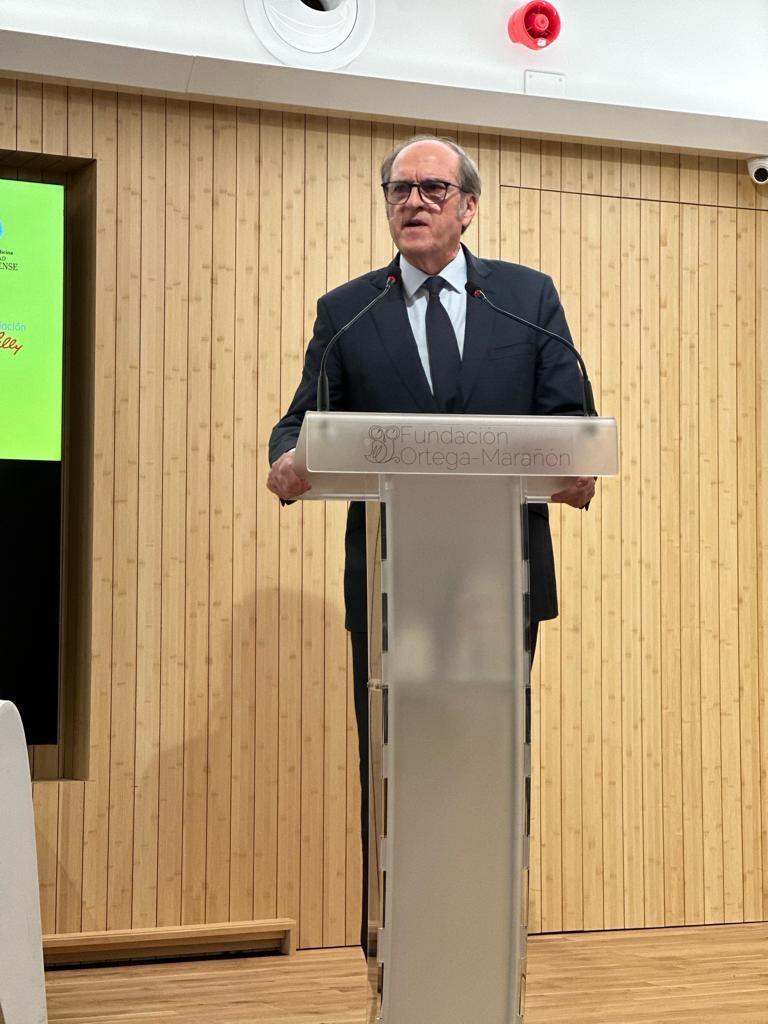 El Defensor del Pueblo, Ángel Gabilondo en la Fundación Ortega-Marañón