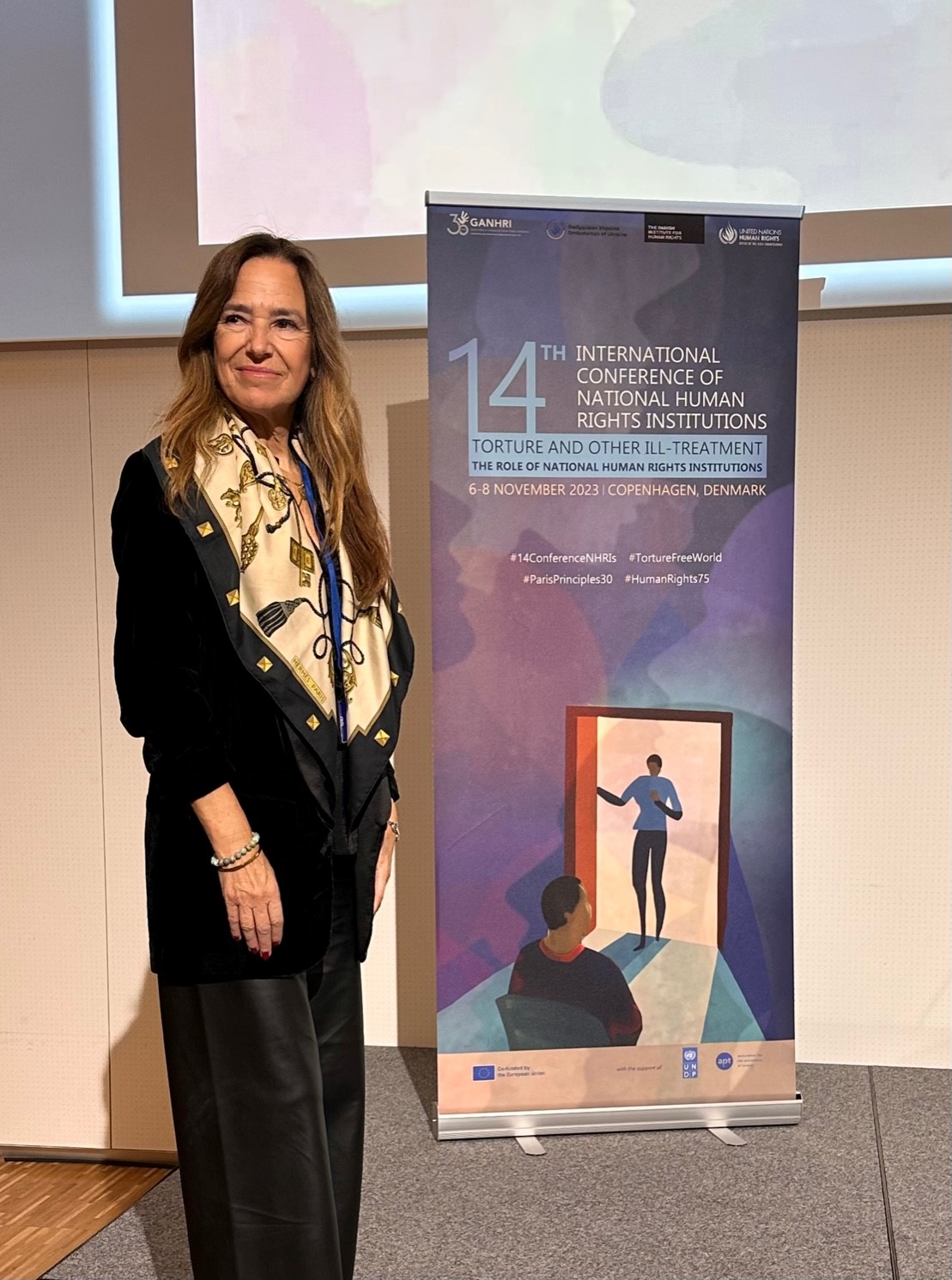 La Adjunta Primera del Defensor del Pueblo, Teresa Jiménez-Becerril en la 14ª Conferencia Internacional sobre tortura y malos tratos y el papel de las instituciones nacionales de derechos humanos