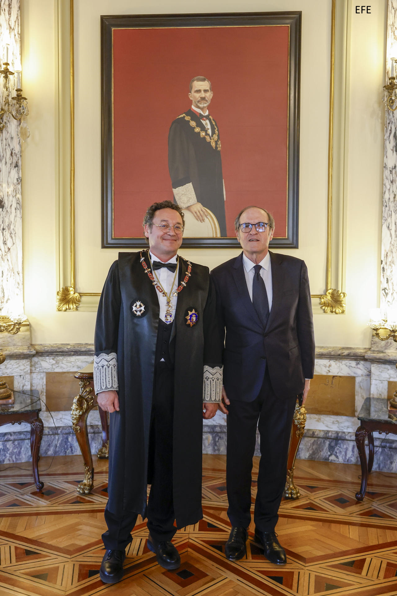 El Fiscal General del Estado, Álvaro García Ortiz y el Defensor del Pueblo, Ángel Gabilondo.