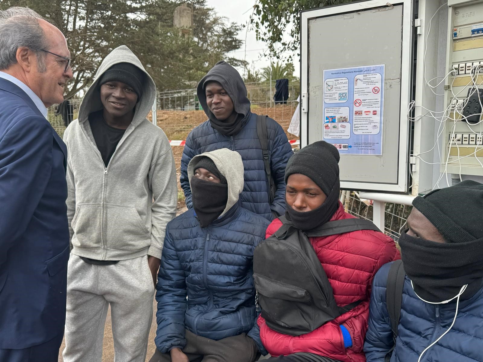 El Defensor visita el centro de migrantes Las Raíces en Tenerife