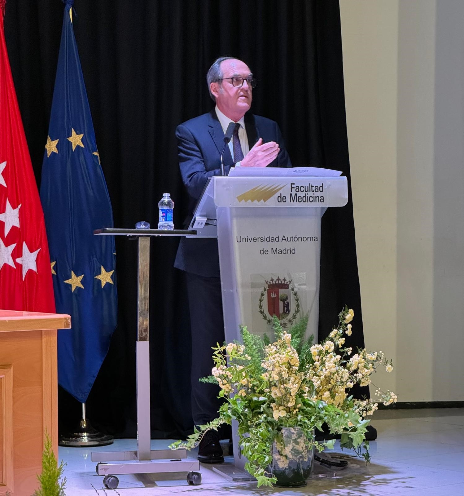 El Defensor del Pueblo, Ángel Gabilondo, inaugura el XVIII Congreso Nacional de Historia de la Enfermería que se celebra en la Facultad de Medicina de la Universidad Autónoma de Madrid.