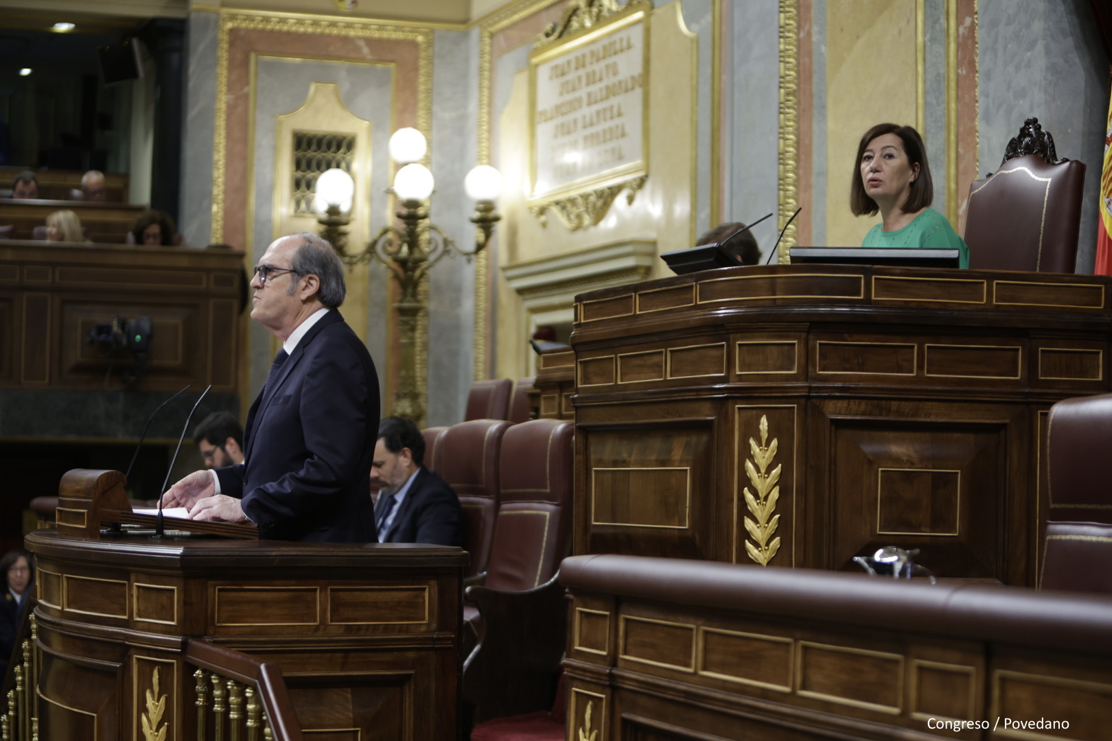 Comparecencia en el Pleno del Congreso de los Diputados