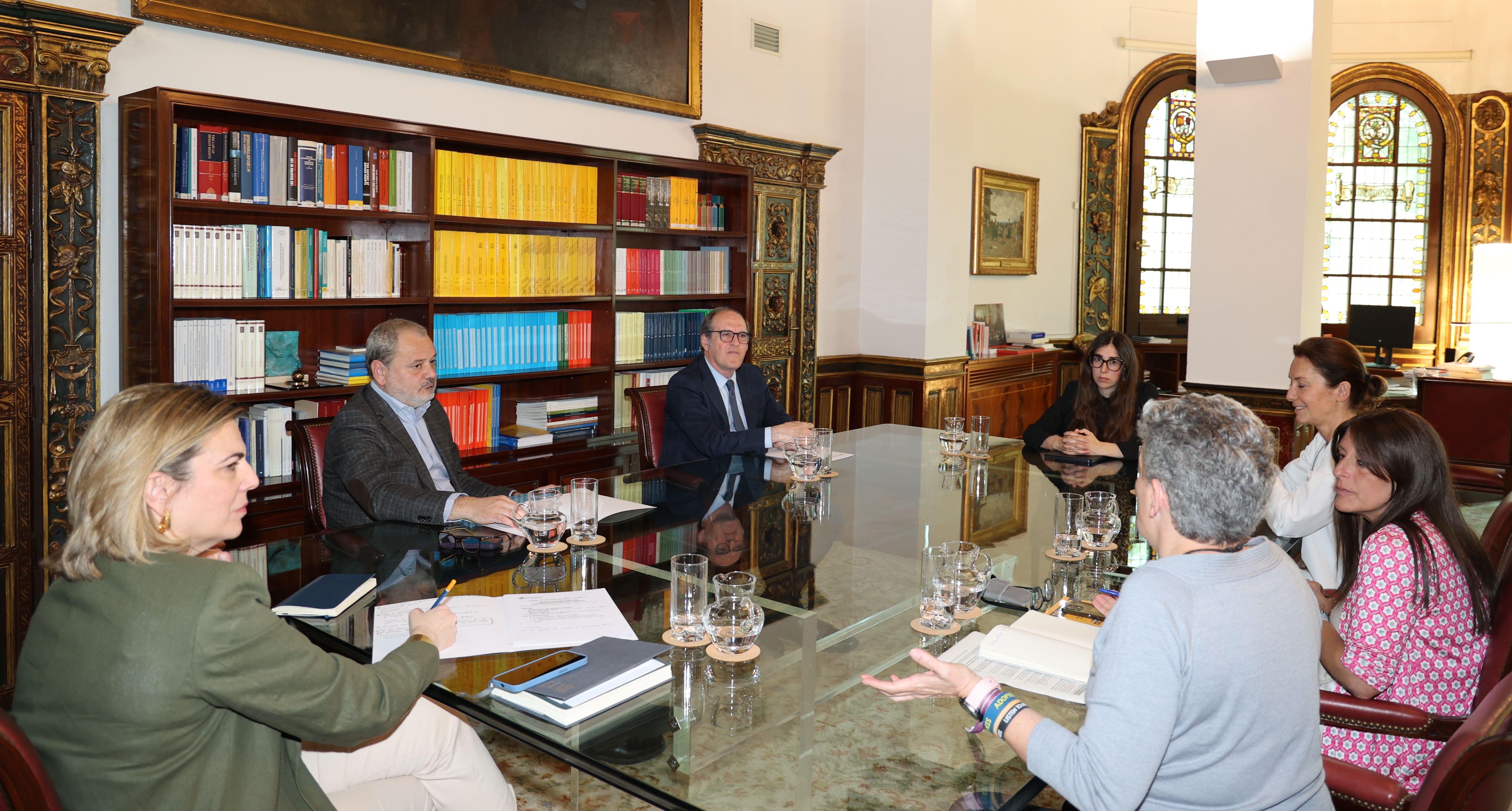 El Defensor del Pueblo, Ángel Gabilondo, reunido con la asociación de Acogimiento Familiar