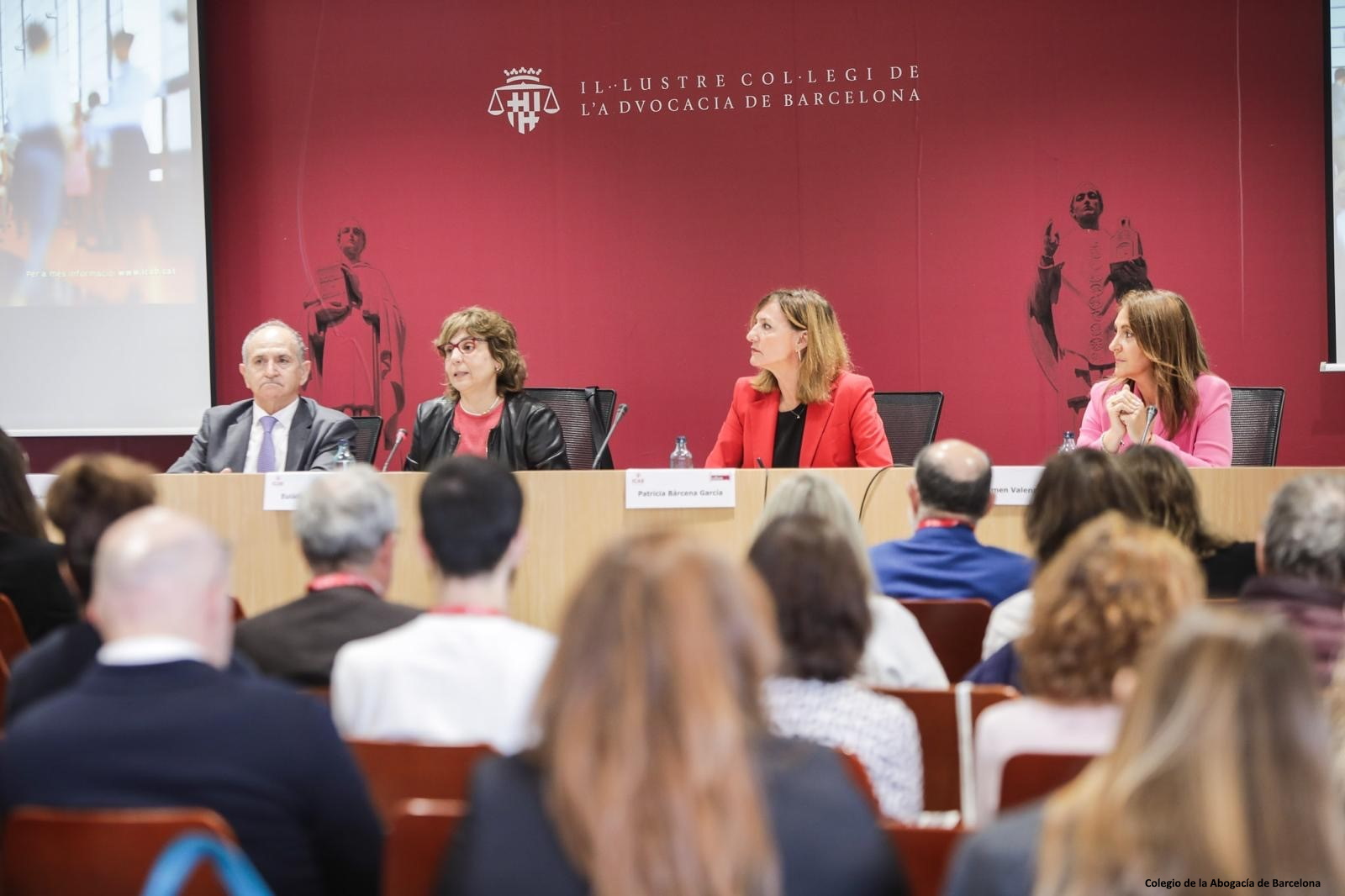 La adjunta segunda del Defensor del Pueblo, Patricia Bárcena, en el Congreso del Turno de Oficio en el Colegio de la Abogacía de Barcelona