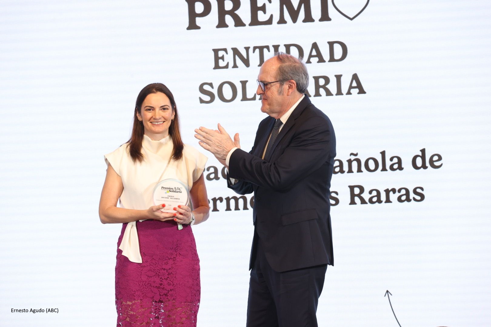 Ángel Gabilondo participa en la entrega de los Premios ABC Solidario