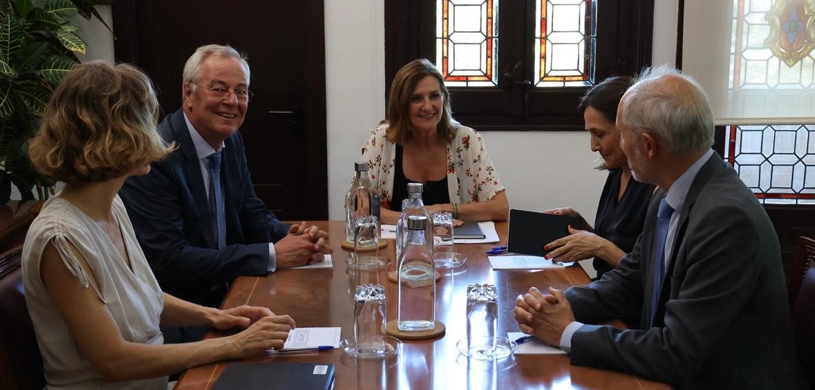 Patricia Bárcena mantiene un encuentro con representantes de la Comisión Europea en materia de migración y asilo