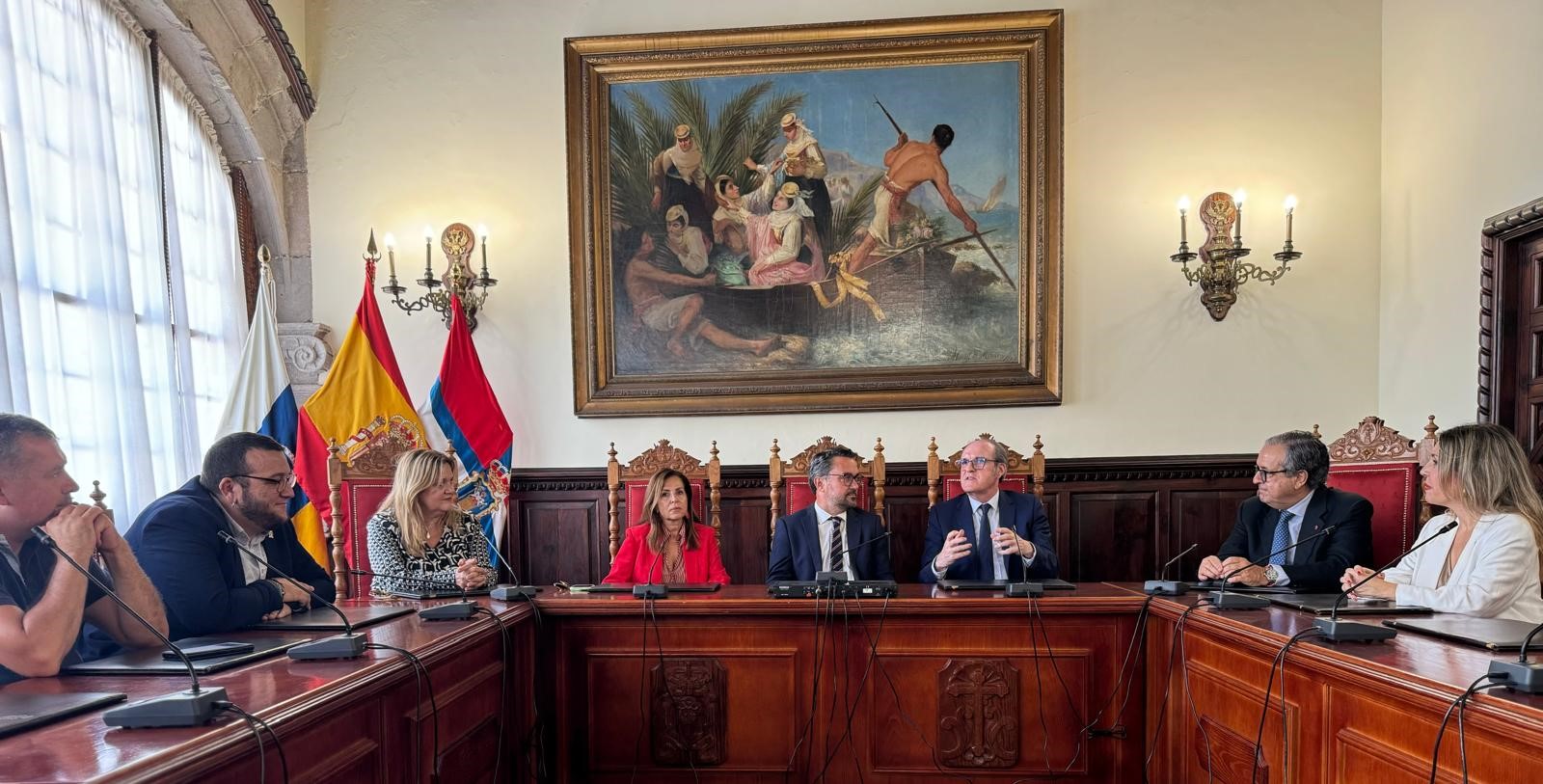 Visita institucional del defensor del Pueblo, Ángel Gabilondo, a Canarias
