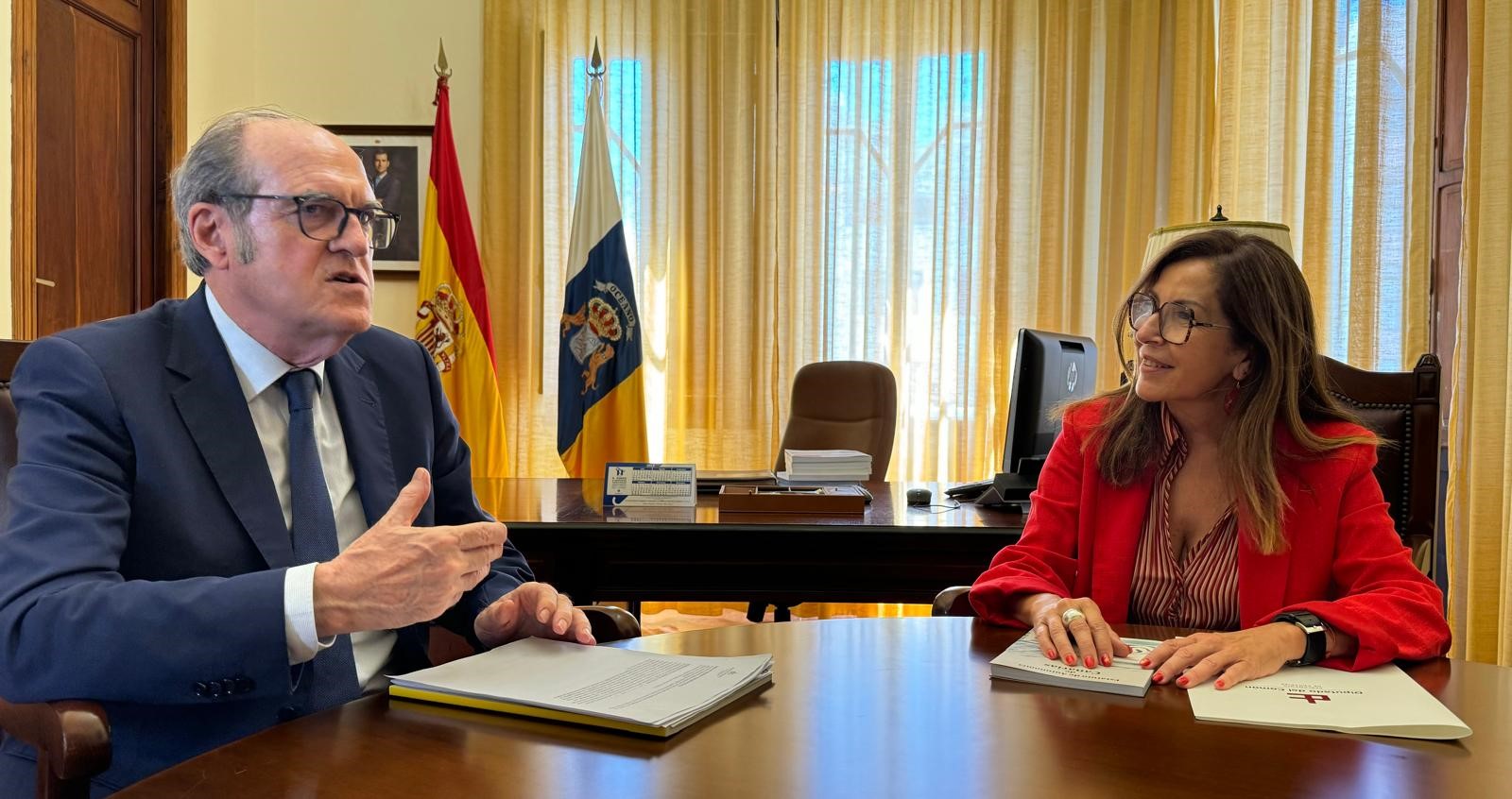 Visita institucional del defensor del Pueblo, Ángel Gabilondo, a Canarias