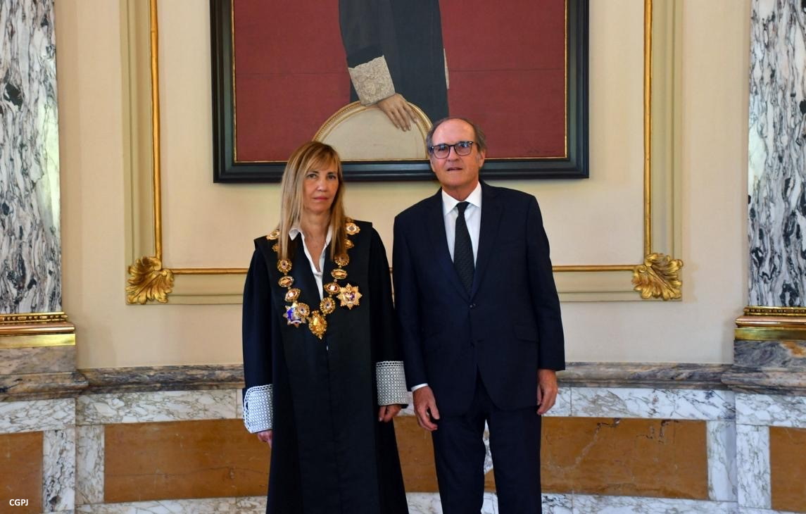 El Defensor del Pueblo, Ángel Gabilondo y la presidenta del Tribunal Supremo y del CGPJ, Isabel Perelló