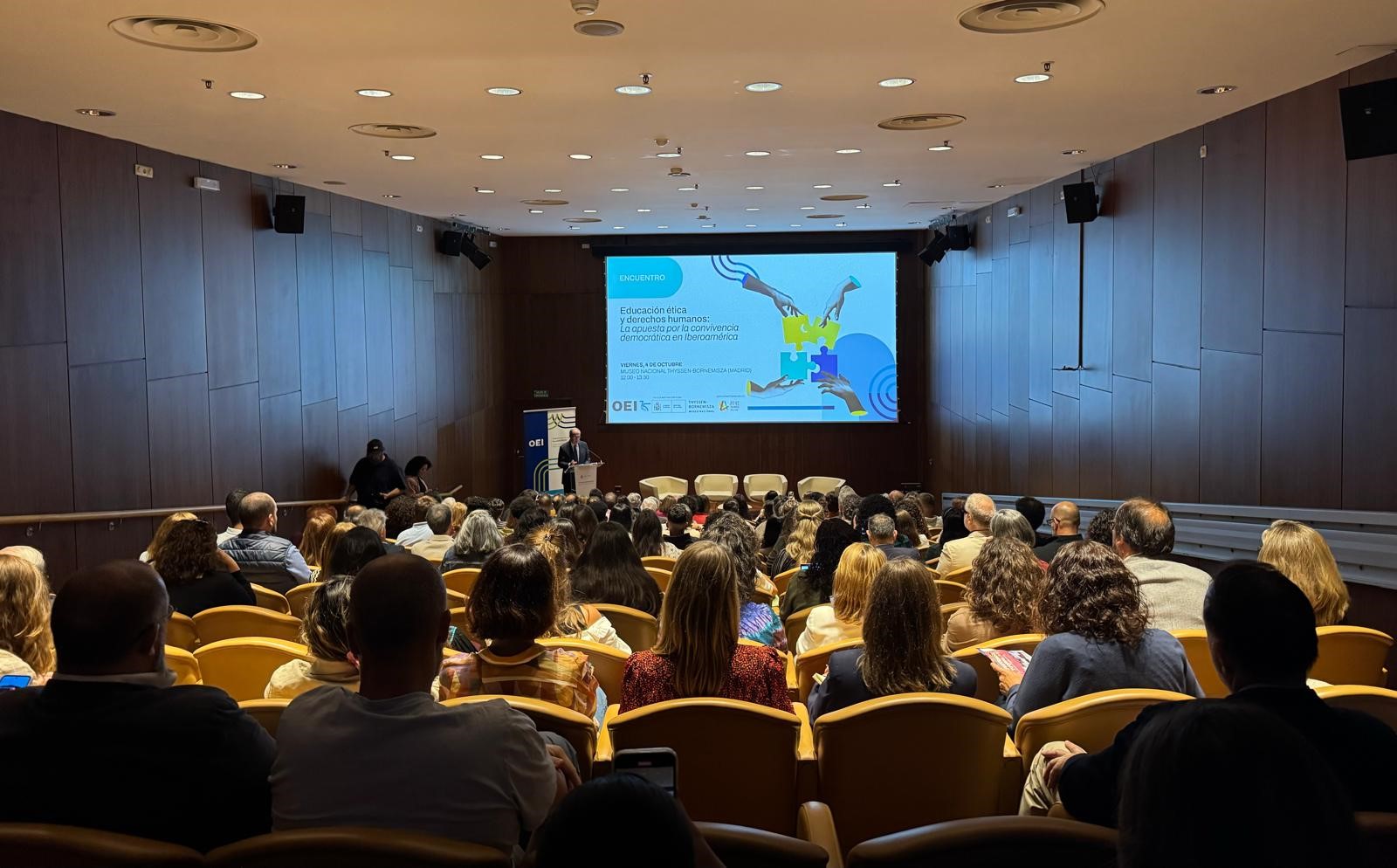 Conferencia de Ángel Gabilondo en el encuentro “Educación Ética y Derechos Humanos. La apuesta por la convivencia democrática en Iberoamérica”, organizado por la Organización de Estados Iberoamericanos para la Educación, la Ciencia y la Cultura (OEI)