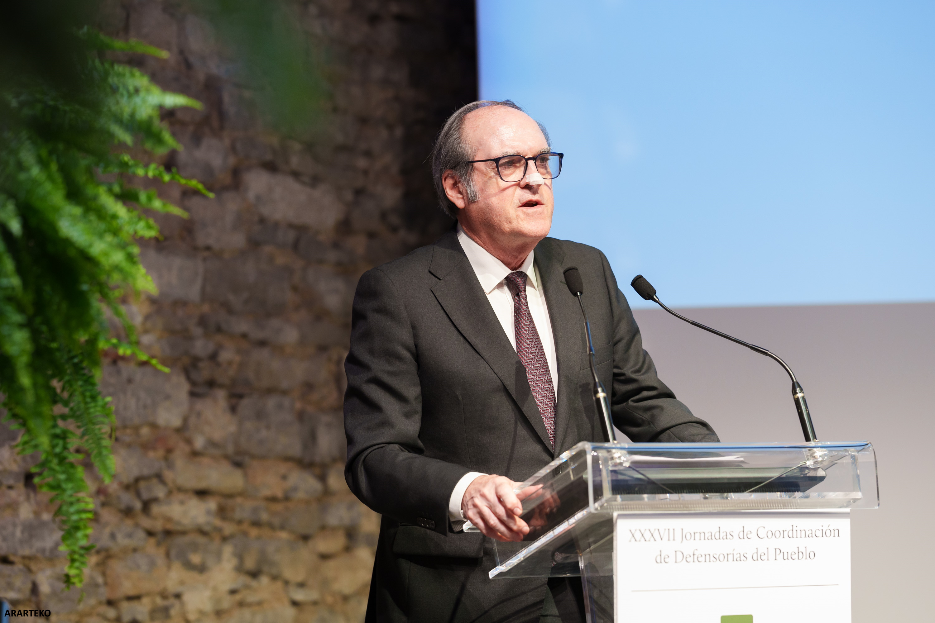 El Defensor del Pueblo, Ángel Gabilondo, en la inauguración de las Jornadas de coordinación de Defensorías en Vitoria
