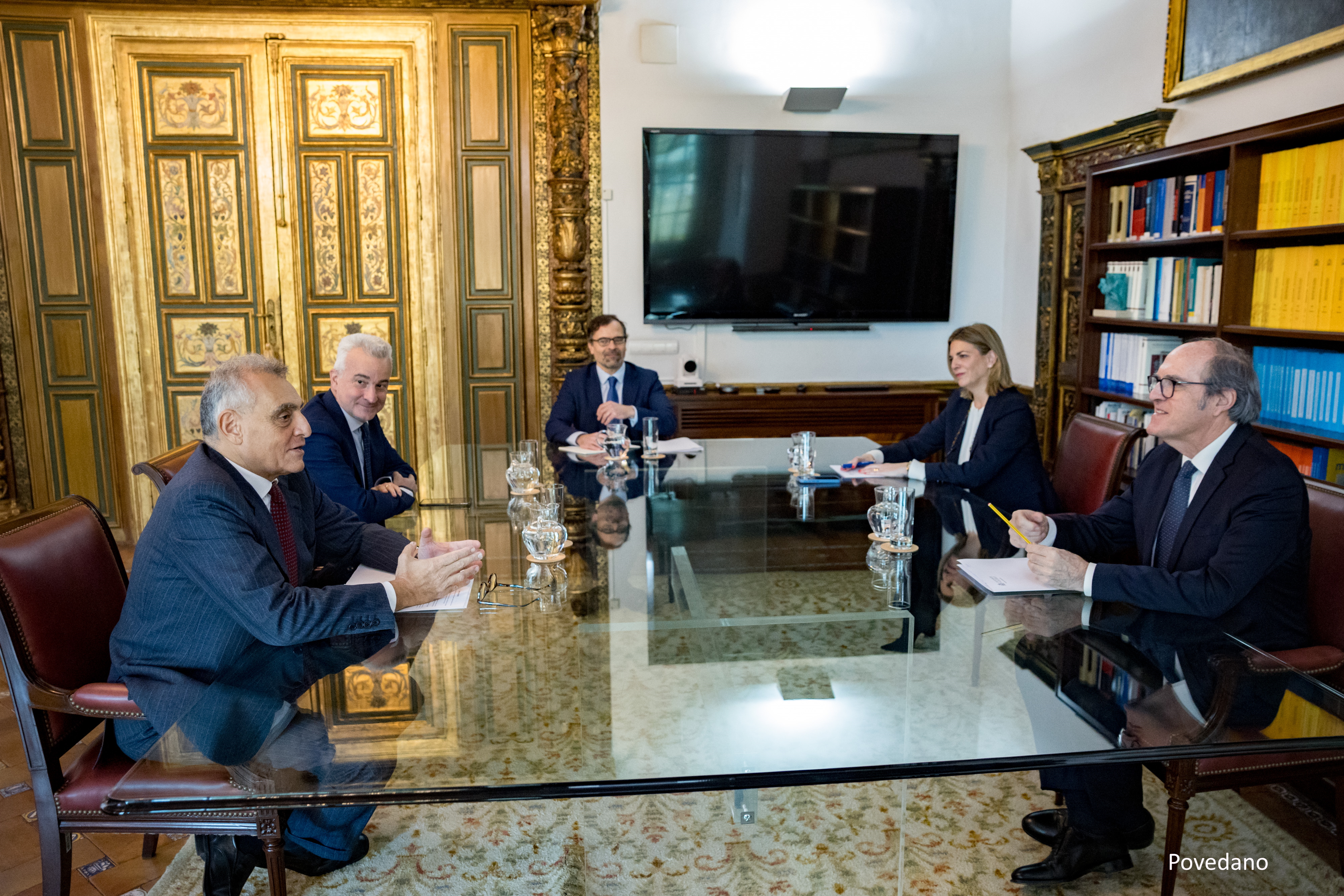 Ángel Gabilondo se reúne con el embajador de Italia en España, Giuseppe Buccino