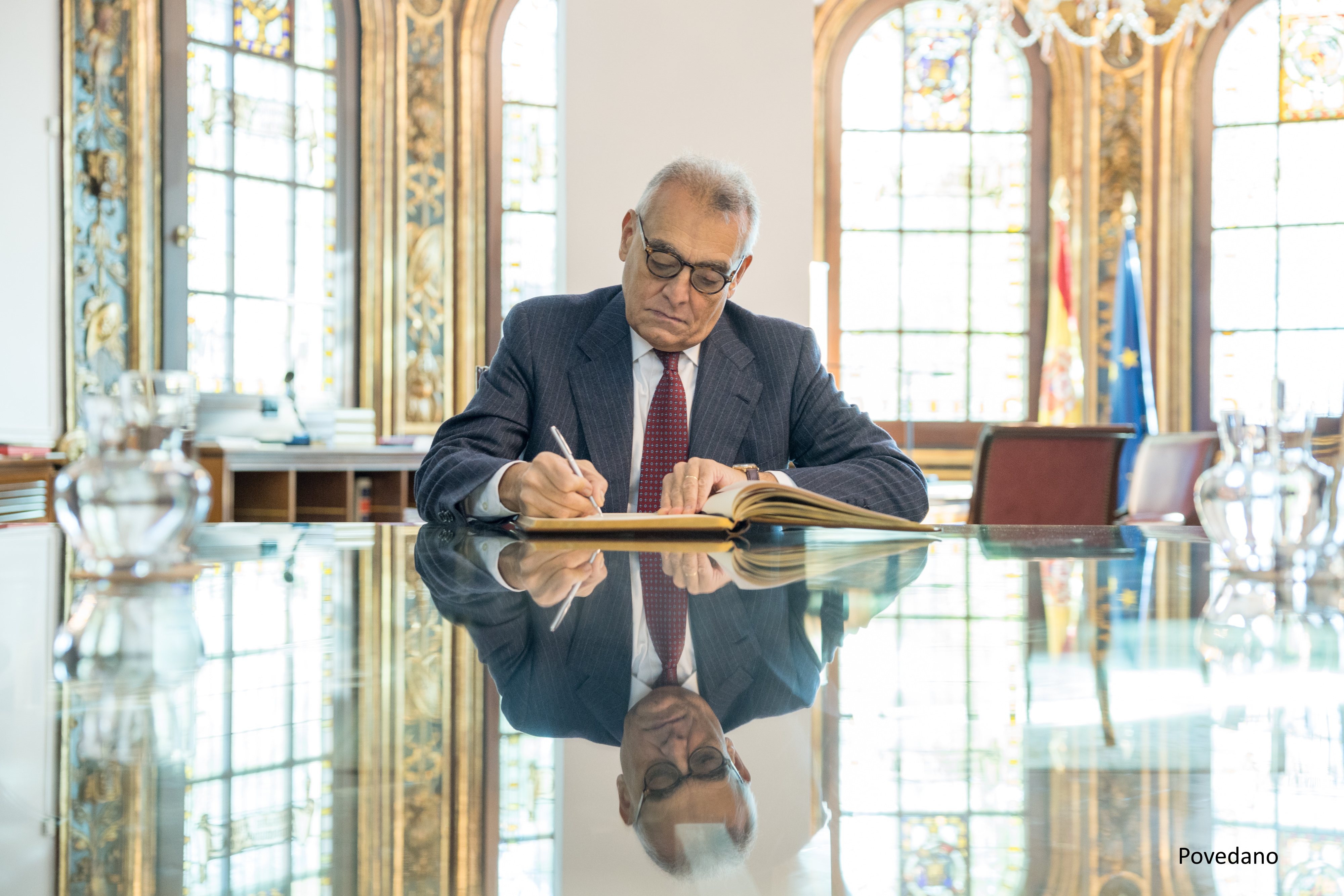 Ángel Gabilondo se reúne con el embajador de Italia en España, Giuseppe Buccino