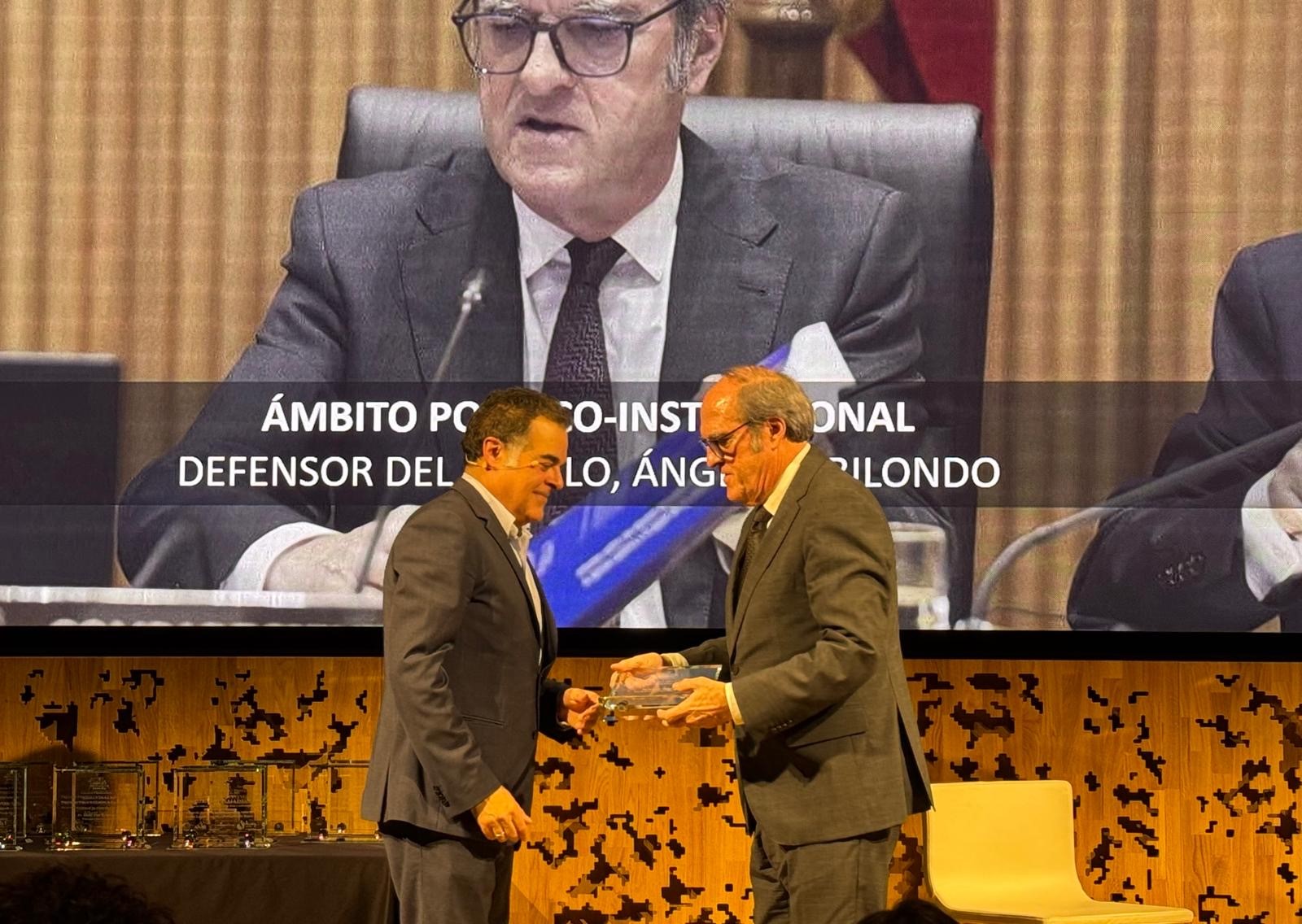 El Defensor del Pueblo, Ángel Gabilondo en los Premios de Protección a la Infancia