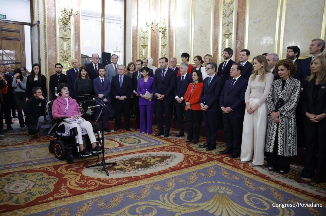 El Defensor del Pueblo, Ángel Gabilondo, asiste al acto institucional en el Congreso por el Día de la Constitución