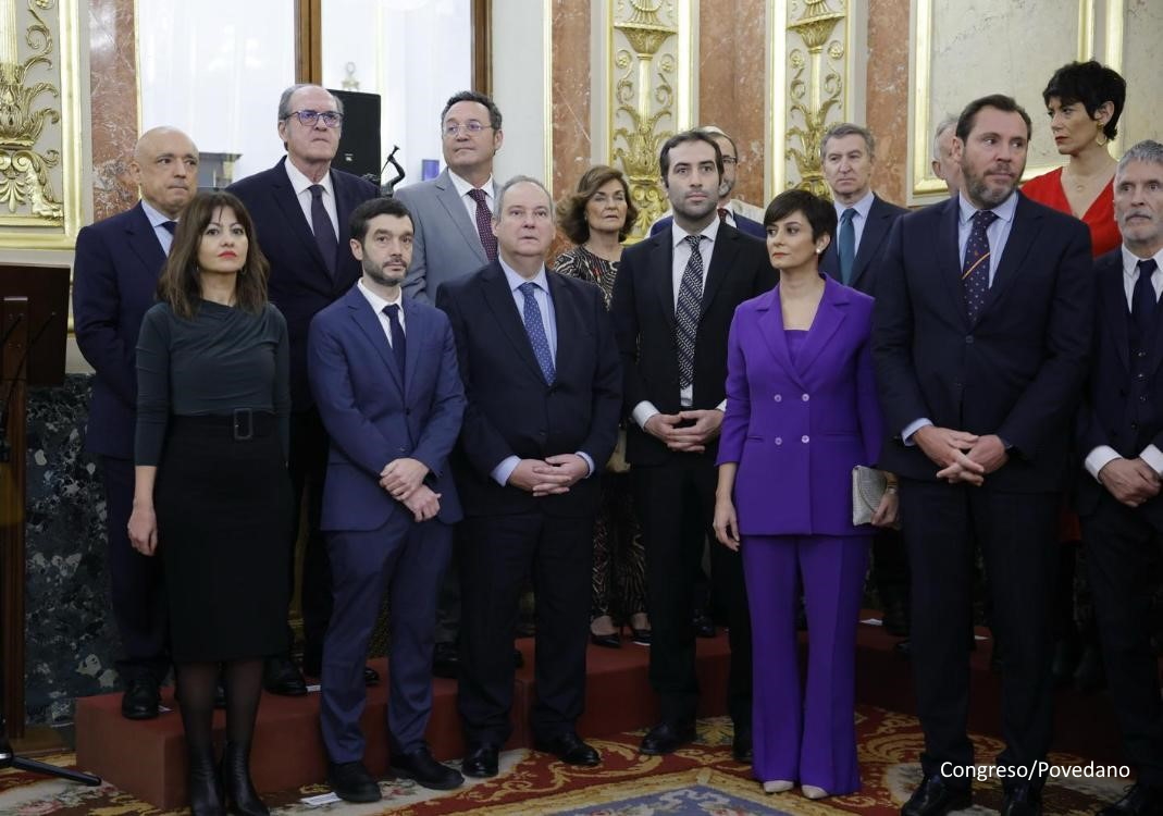 El Defensor del Pueblo, Ángel Gabilondo, asiste al acto institucional en el Congreso por el Día de la Constitución